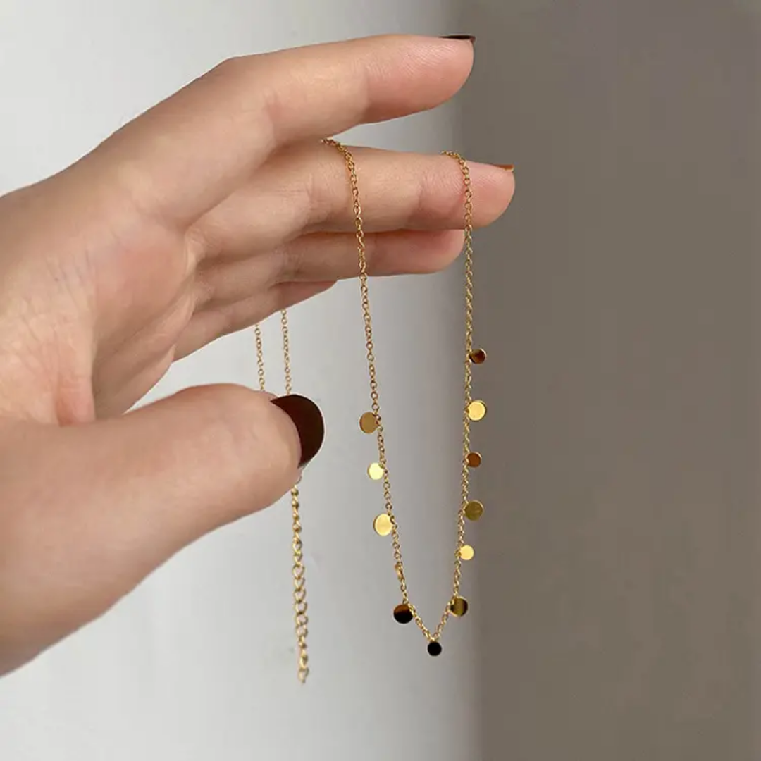 Glitter bling necklace