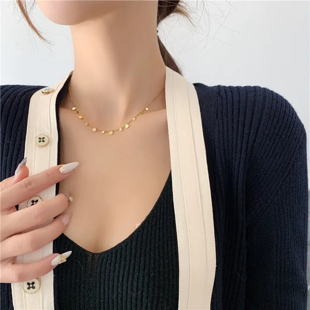 Glitter bling necklace
