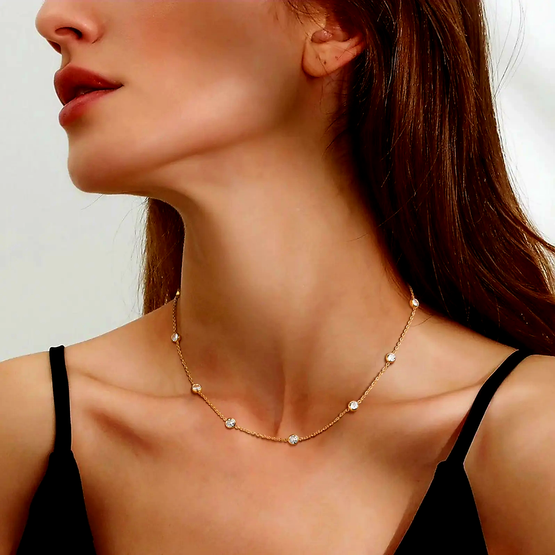 Island girl necklace (gold)