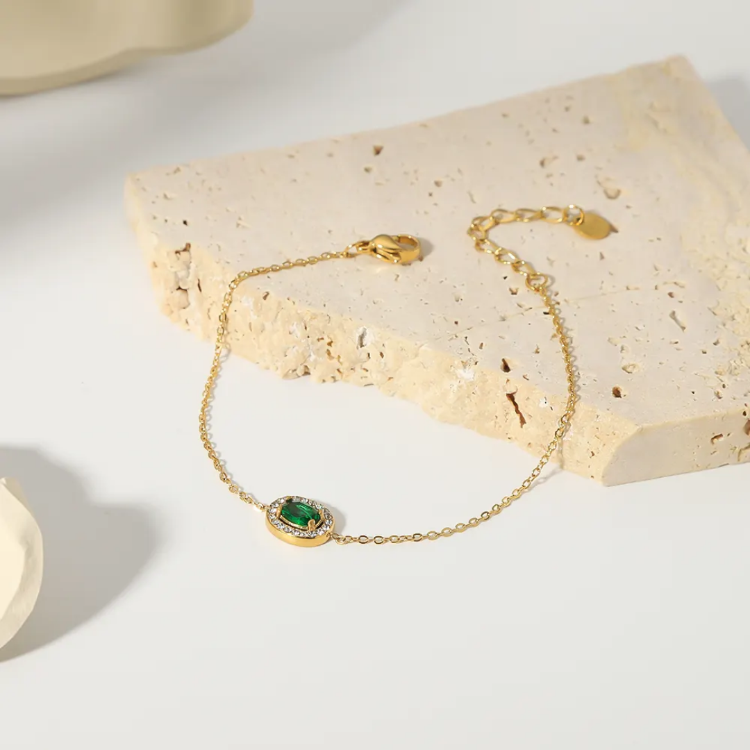 Emerald juliet bracelet