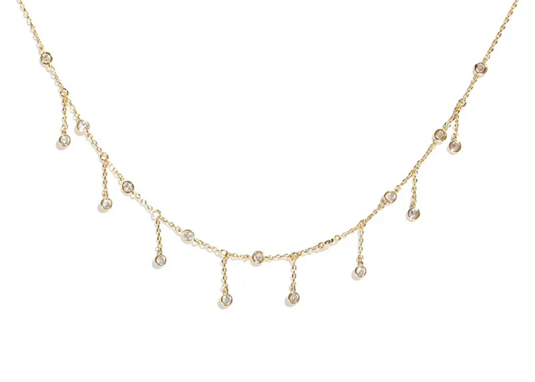 Elegant Diva necklace gold