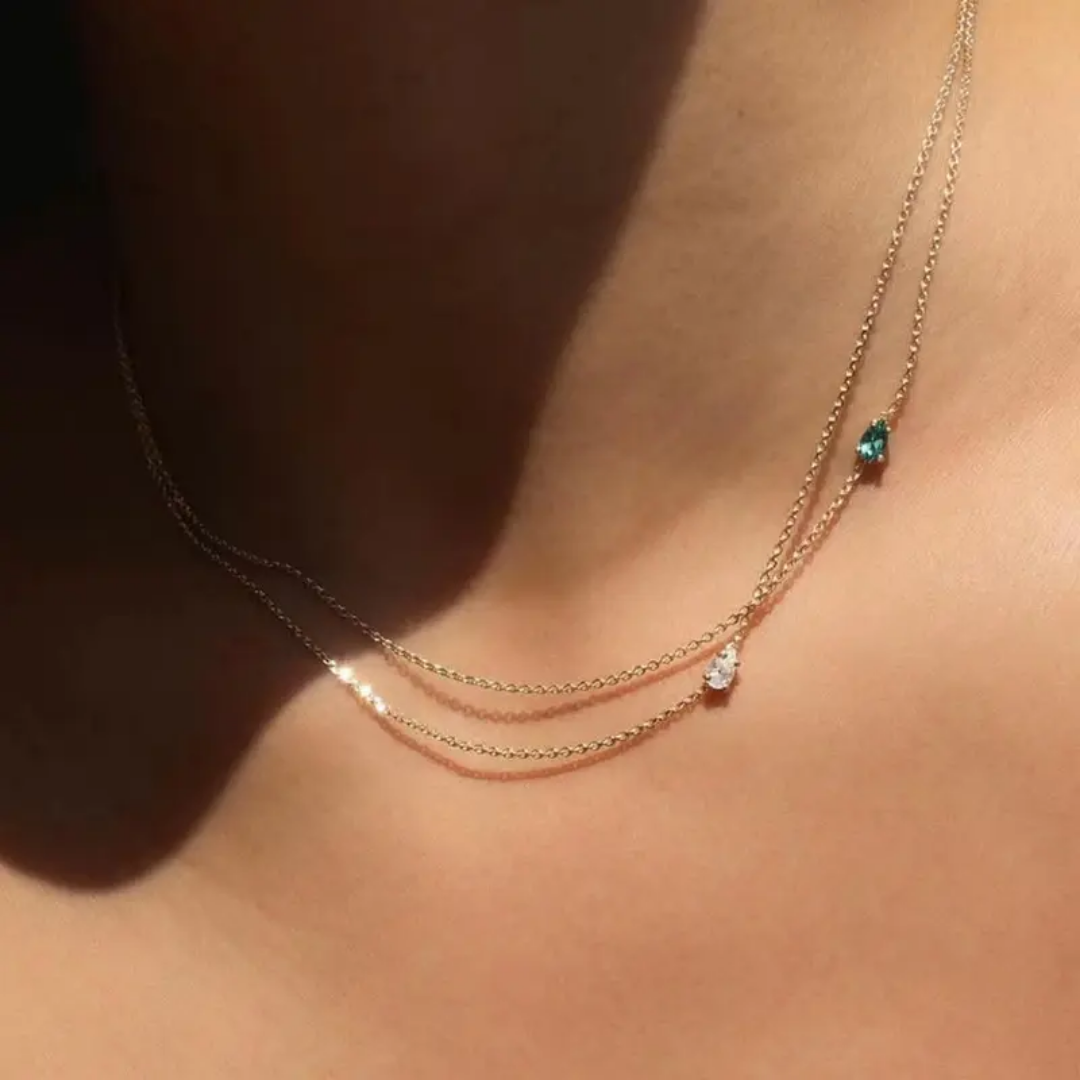 2 layer diva necklace