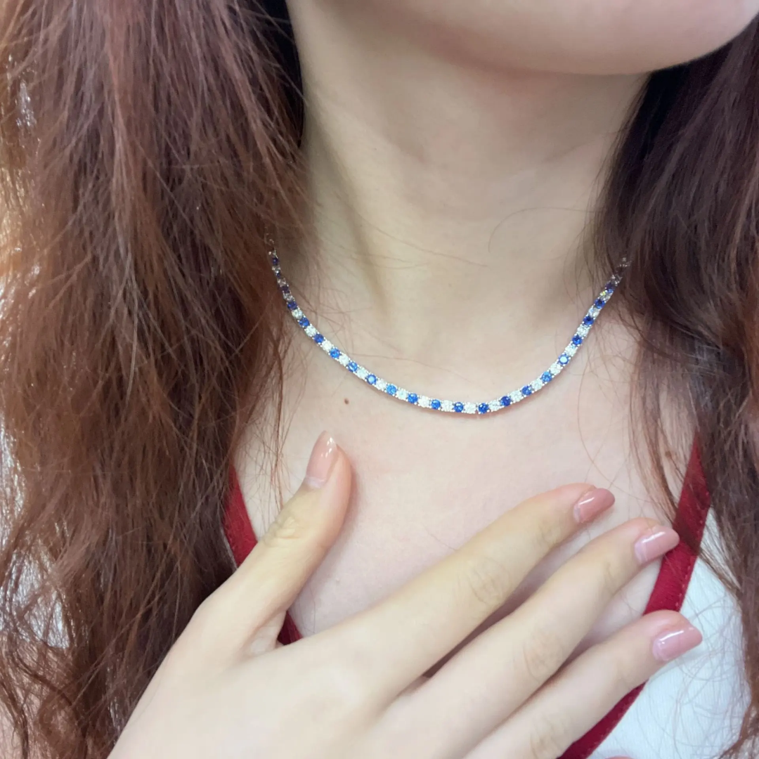 Princess diana diamond necklace adjustable