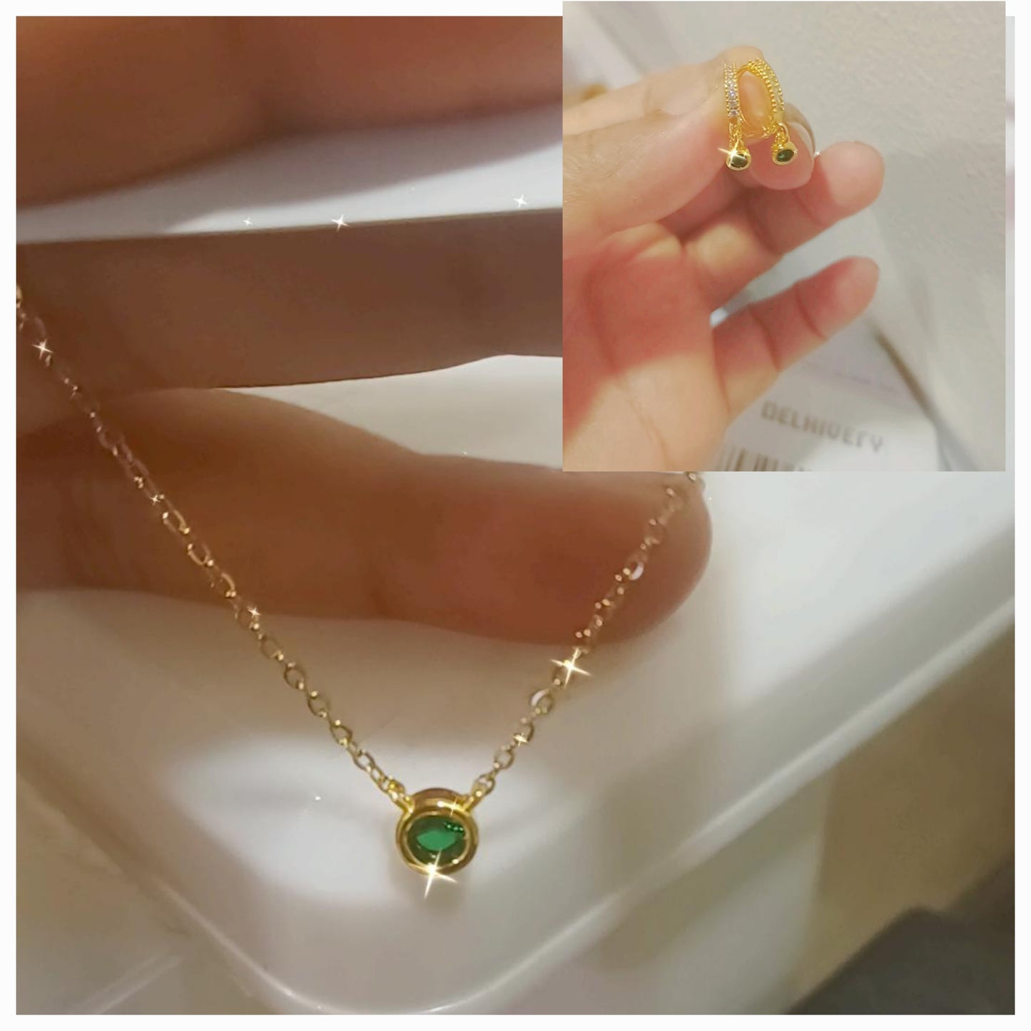 Emerald green diva set