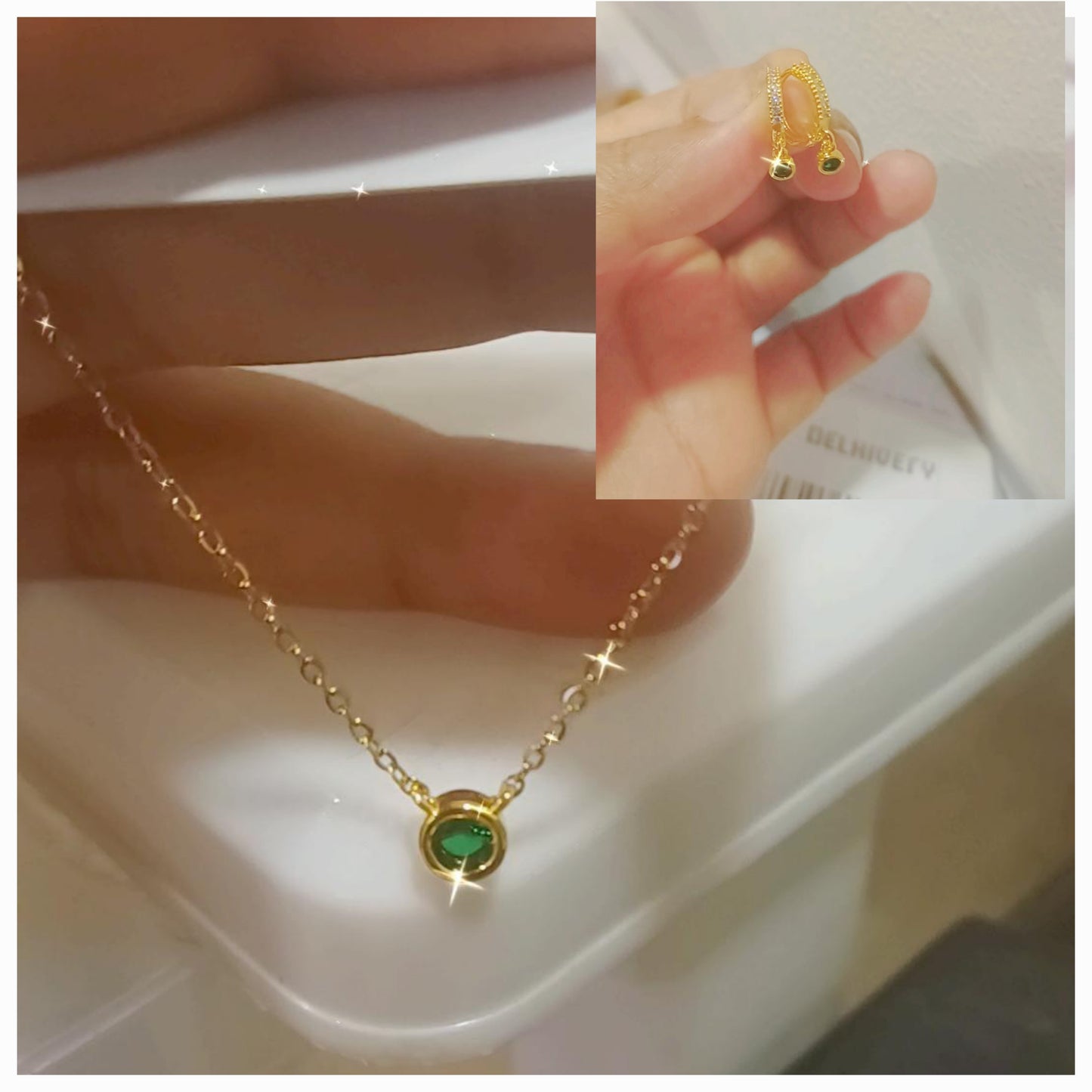 Emerald green diva set