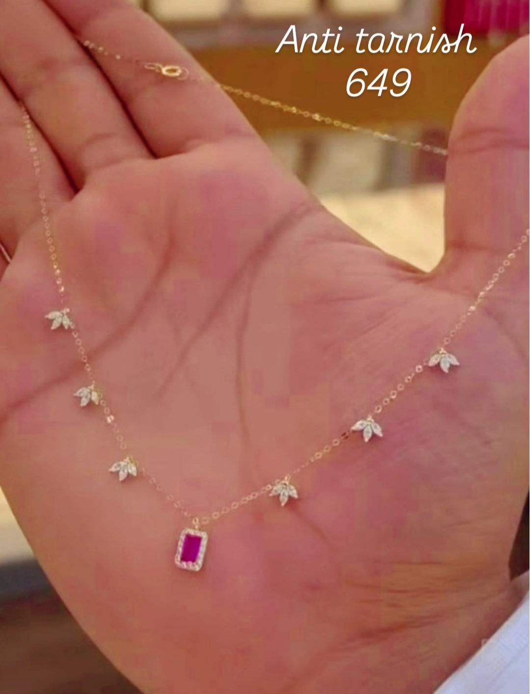 Egyptian ruby necklace