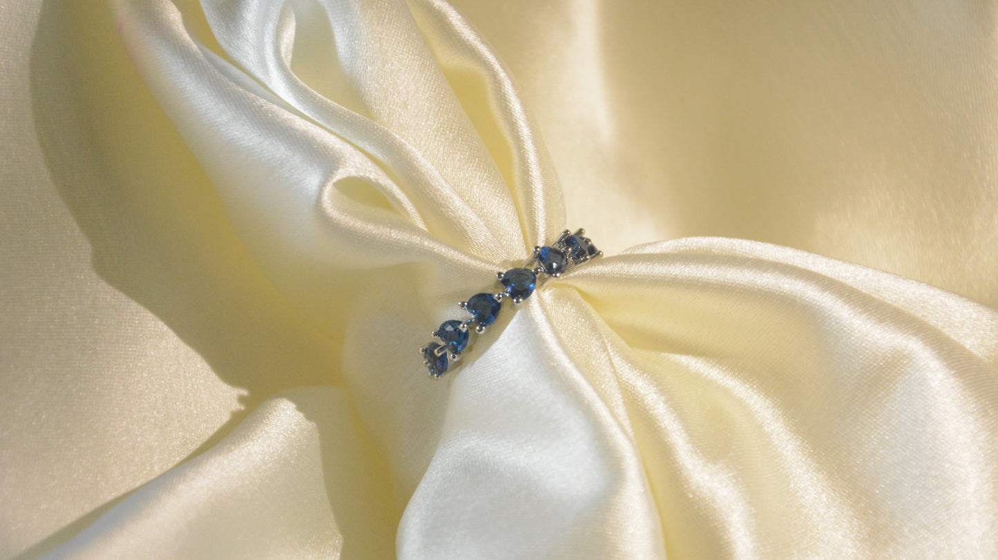 Sapphire night ring