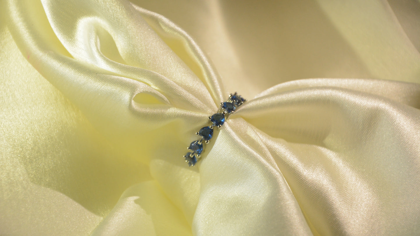 Sapphire night ring