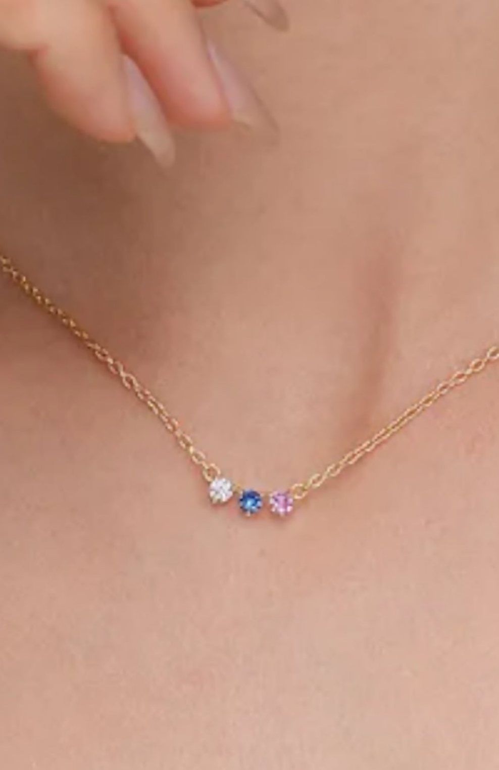 Corporate 3 star necklace