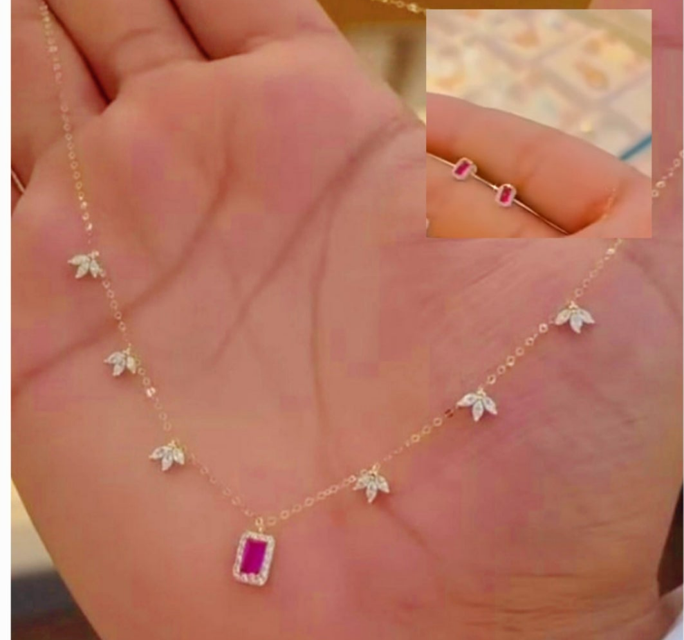 Egyption ruby set 4 items