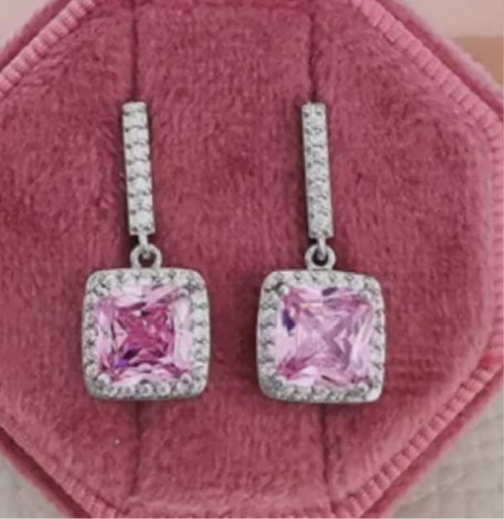 Baby pink square set