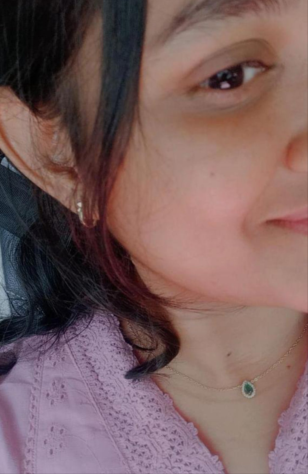 Emerald princess drop necklace