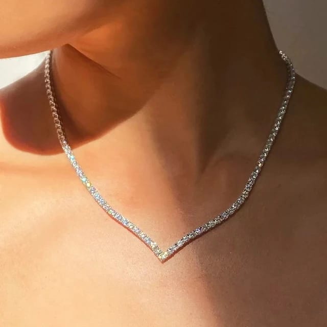Gold Fifty date night necklace