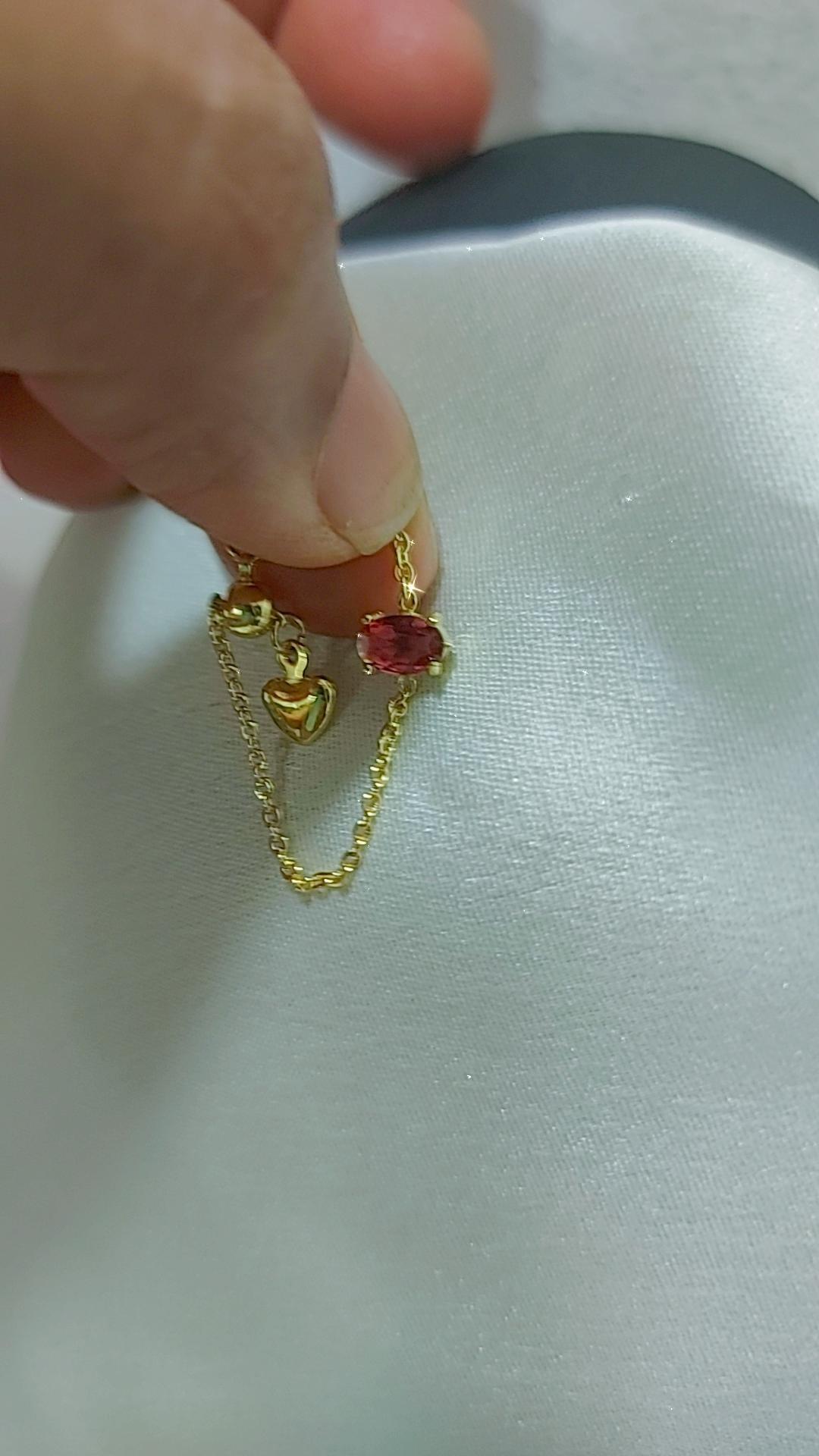 Red wine oval adjustable chain ring