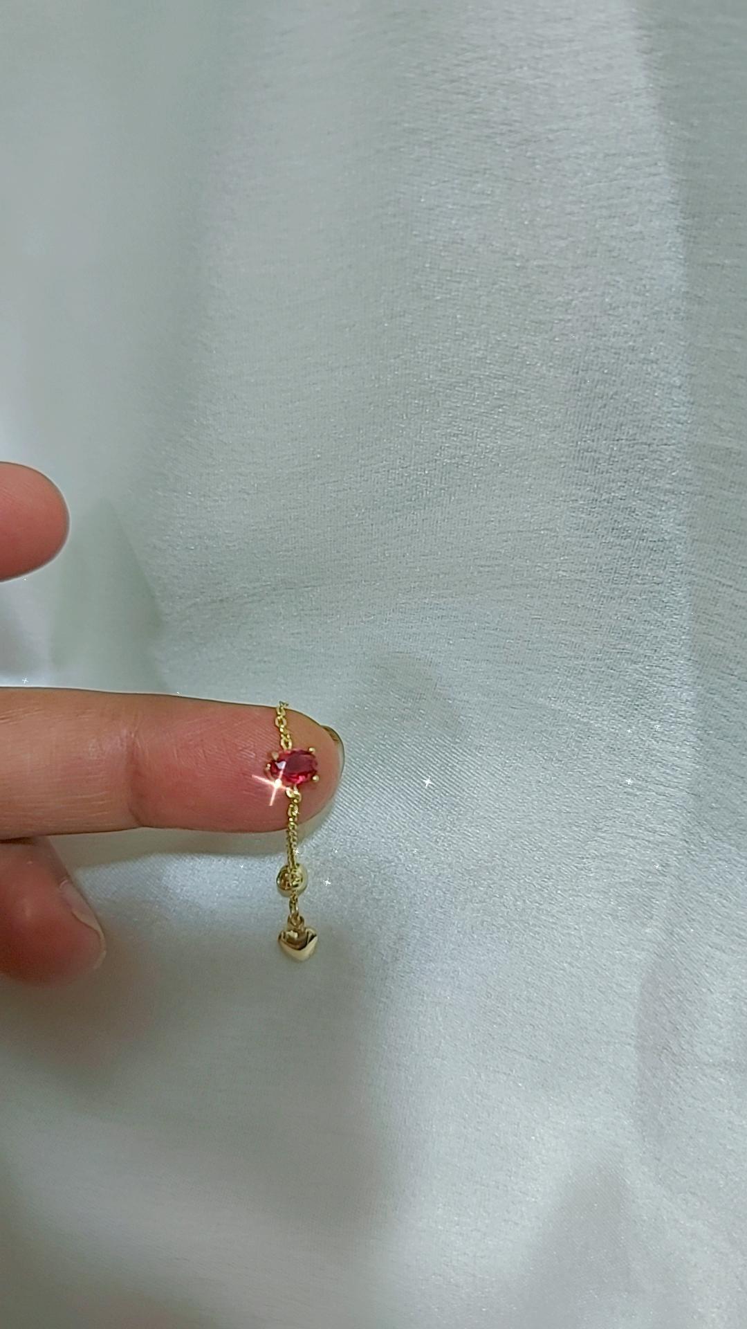 Red wine oval adjustable chain ring