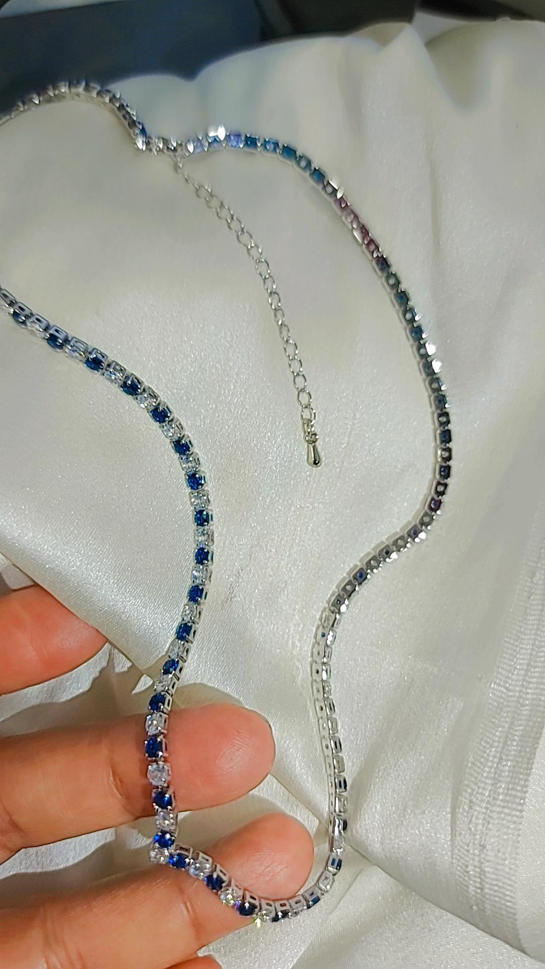 Princess diana diamond necklace adjustable