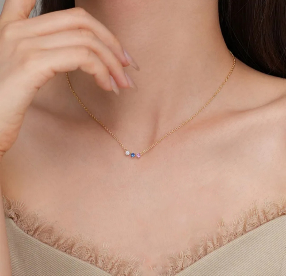 Corporate 3 star necklace
