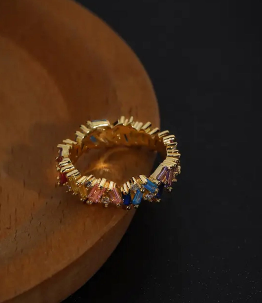 Luxury Multi colour band ring
