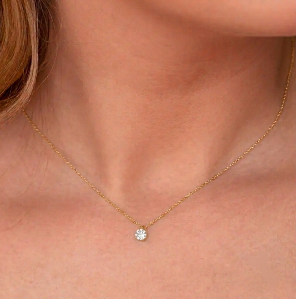 Daily wear tiny stone necklace best seller