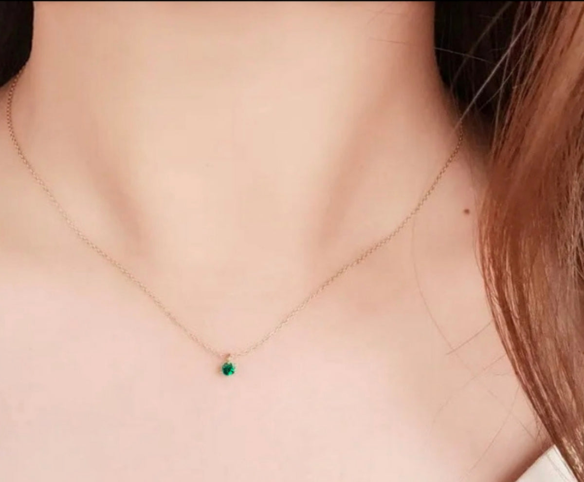 Green tiny round daily wear