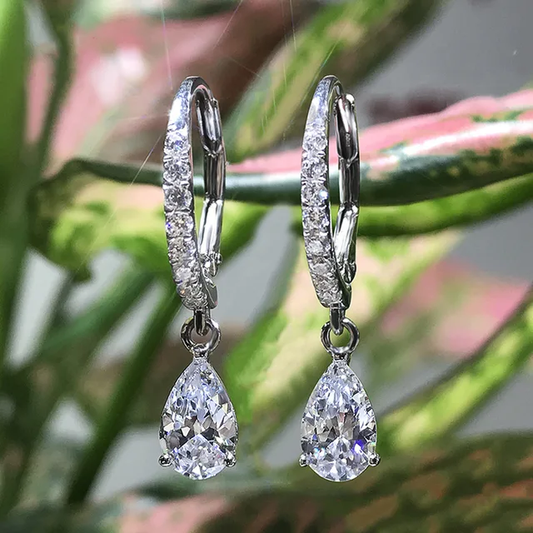 Rain drop earrings