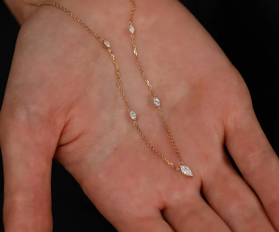 Wheat germ necklace