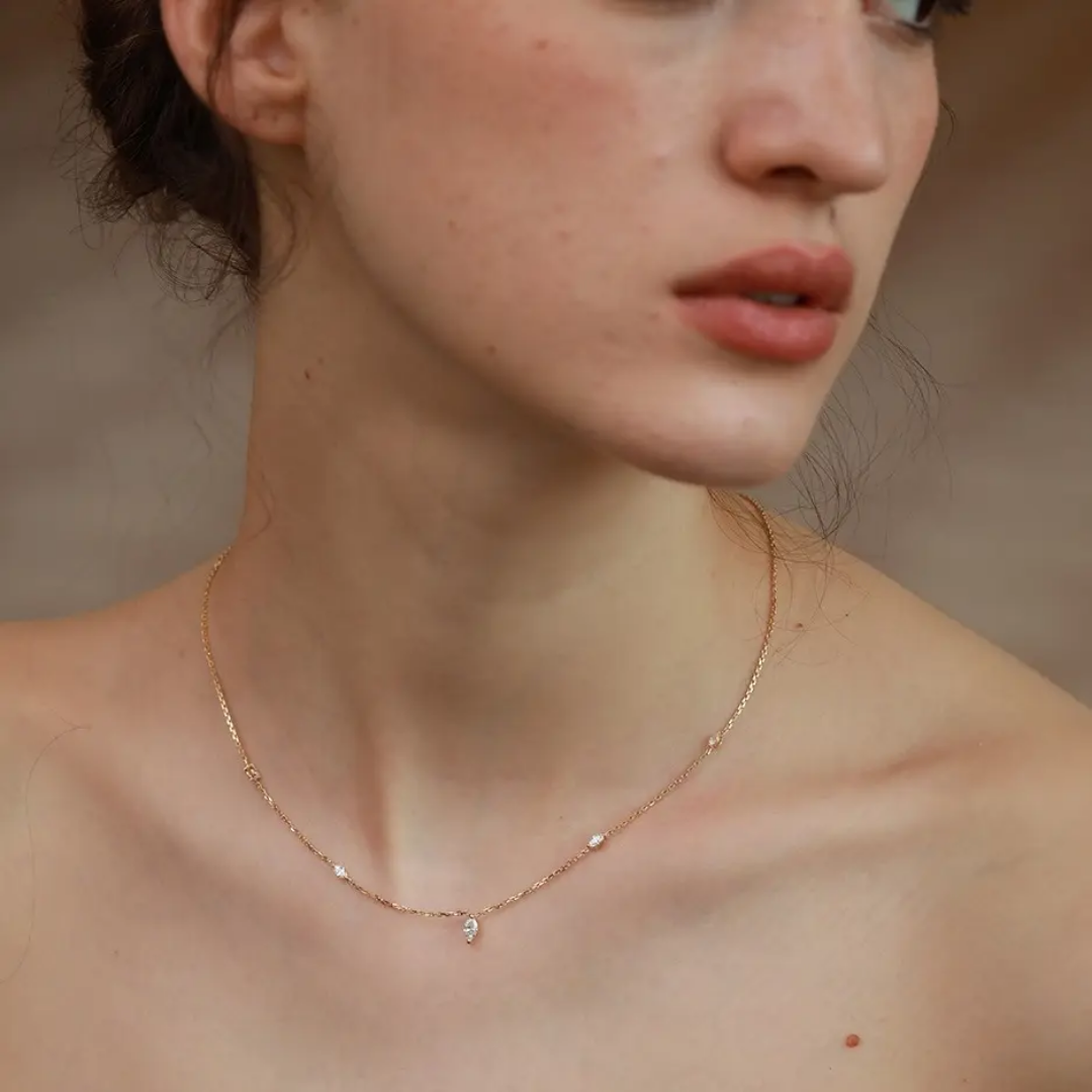 Wheat germ necklace
