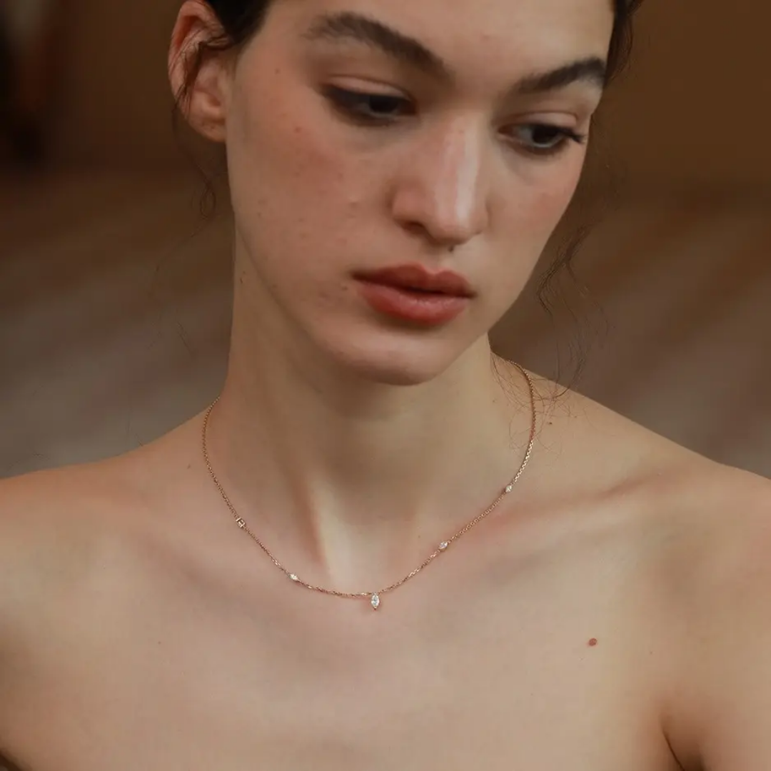 Wheat germ necklace
