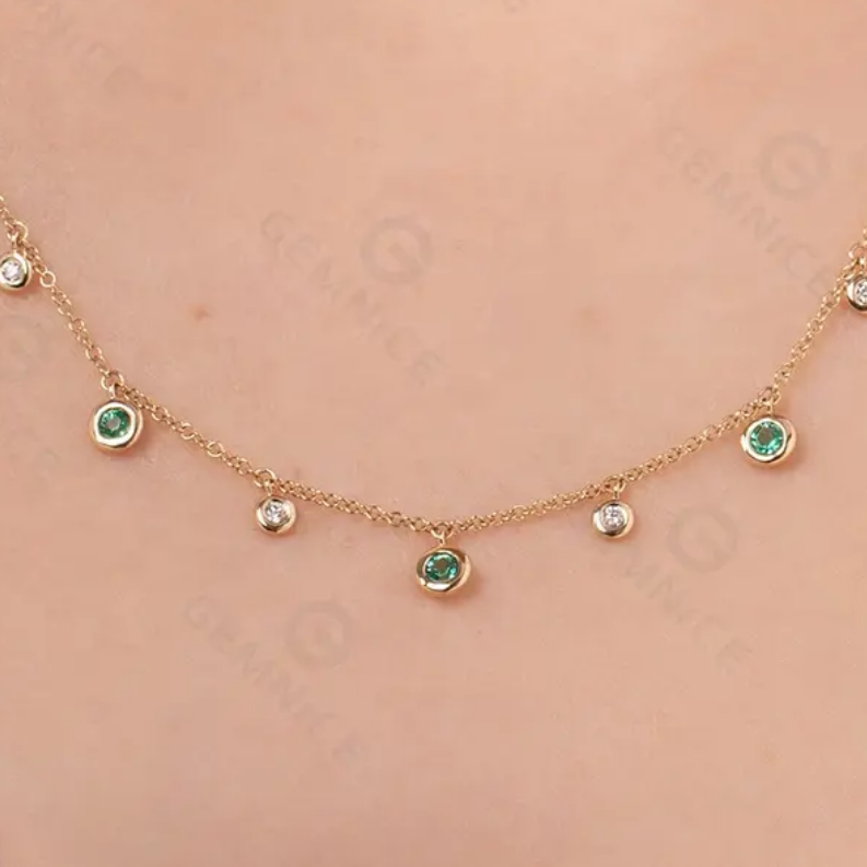 Emerald green dravida necklace 5 star review best seller