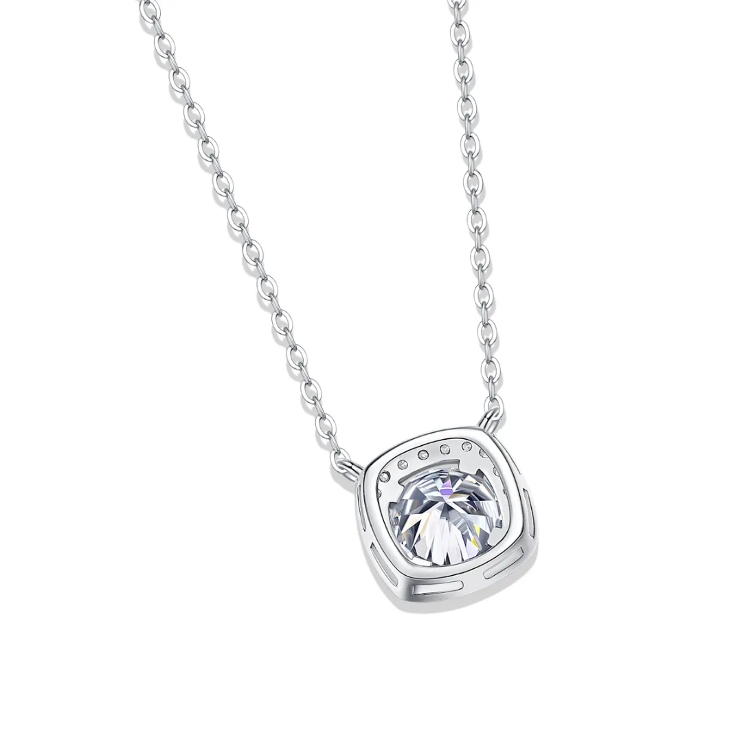 CEO square silver necklace sale 349