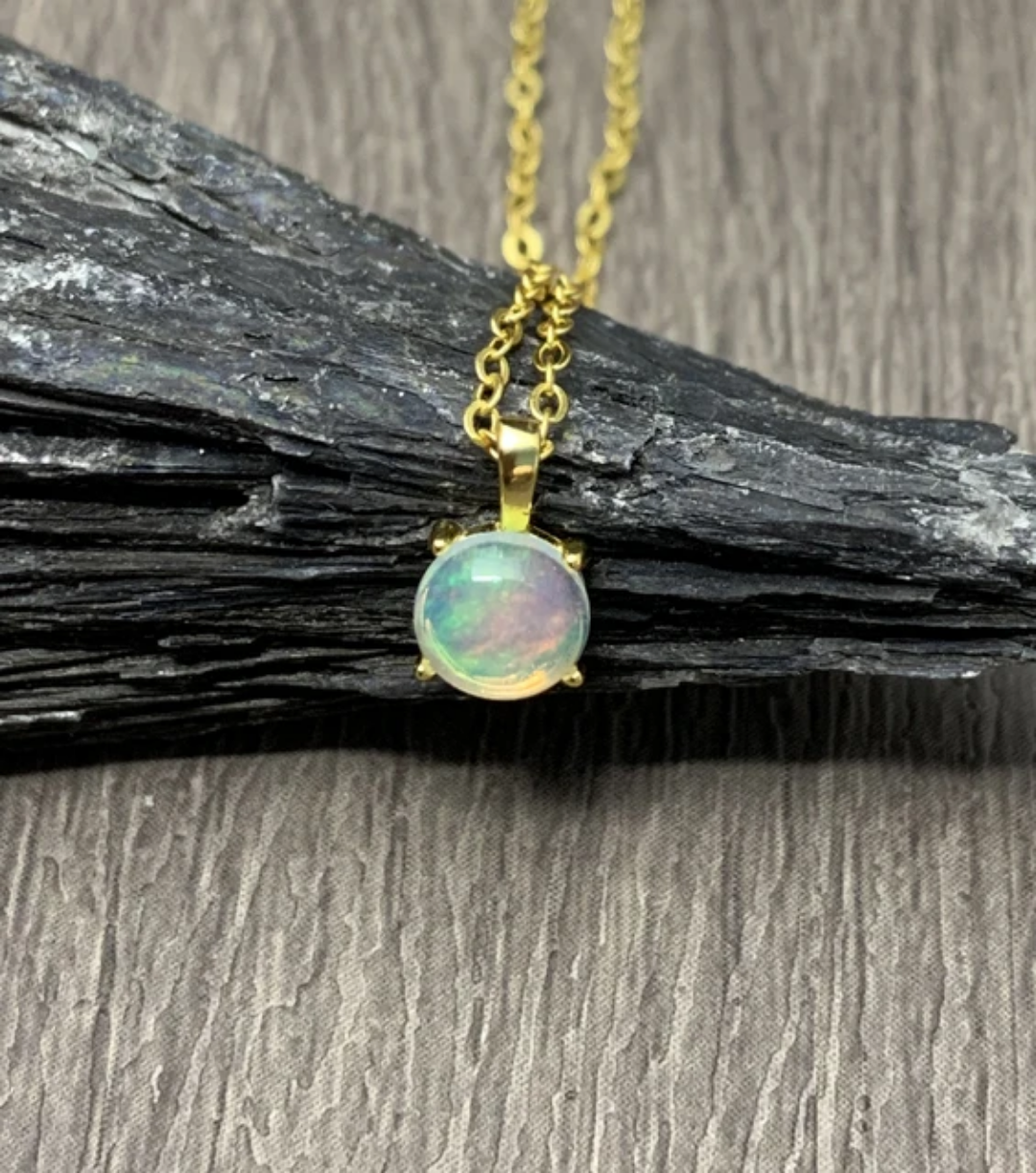 Maraine blue tiny square necklace on sale 359rs