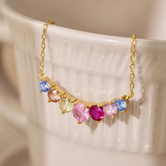 Sale on Multi diamond V necklace. Best seller