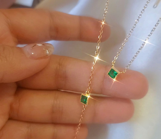 Emerald maharani necklace