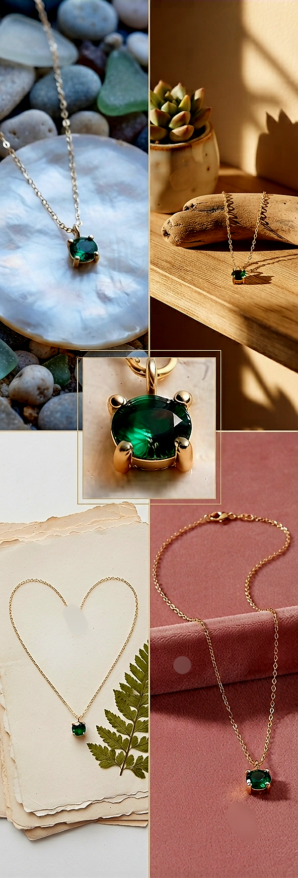 Emerald tiny round