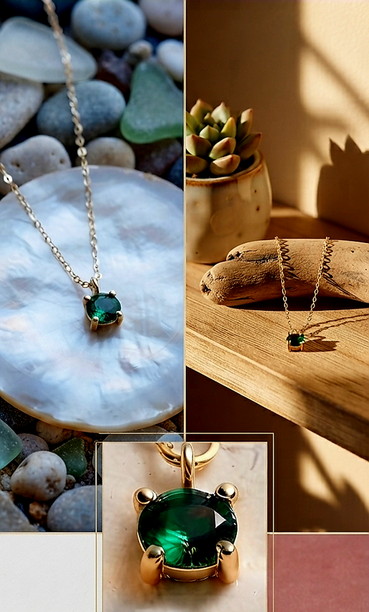 Emerald tiny round