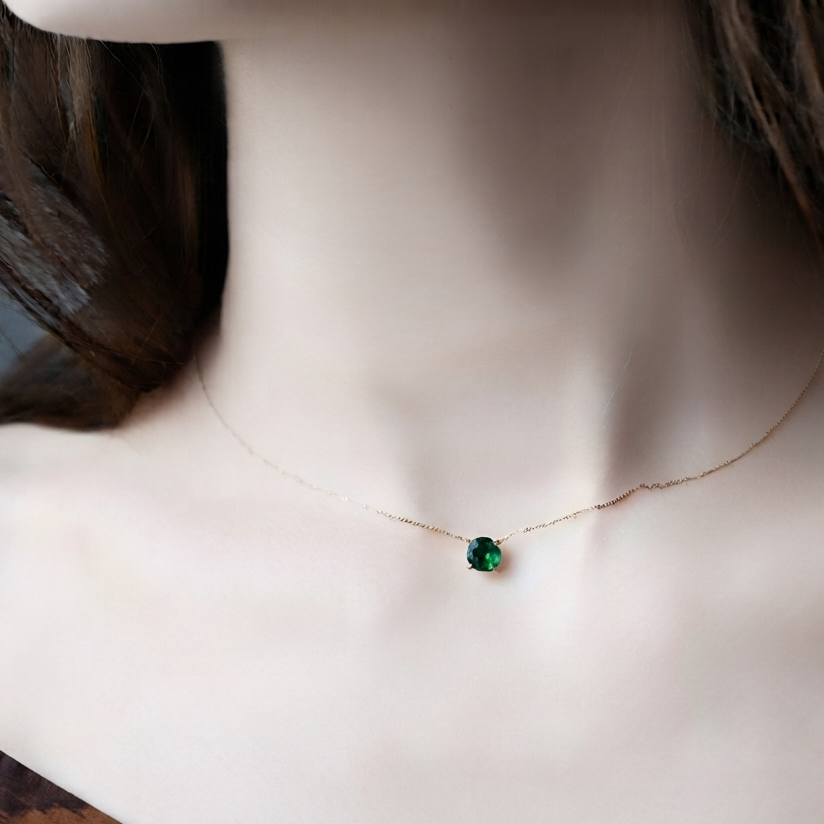 Green tiny round daily wear