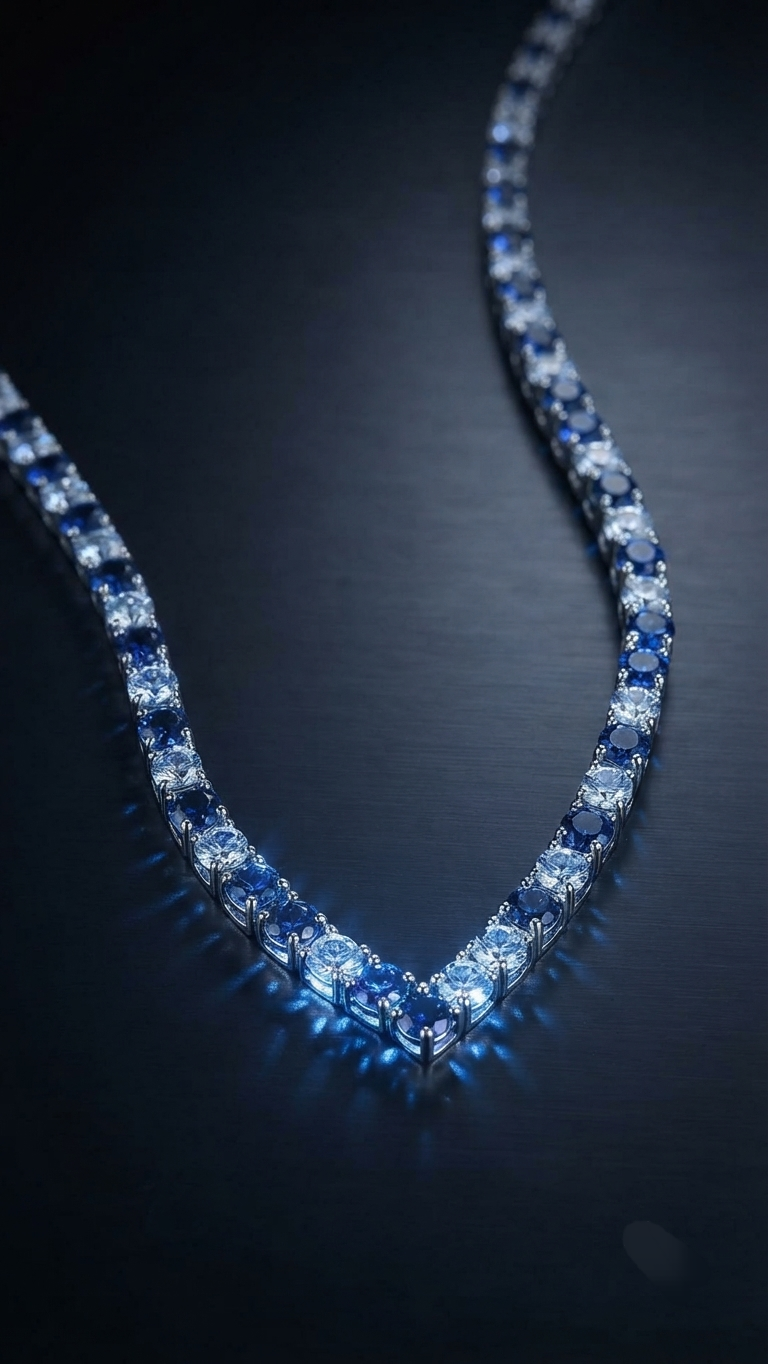 Princess diana diamond necklace adjustable