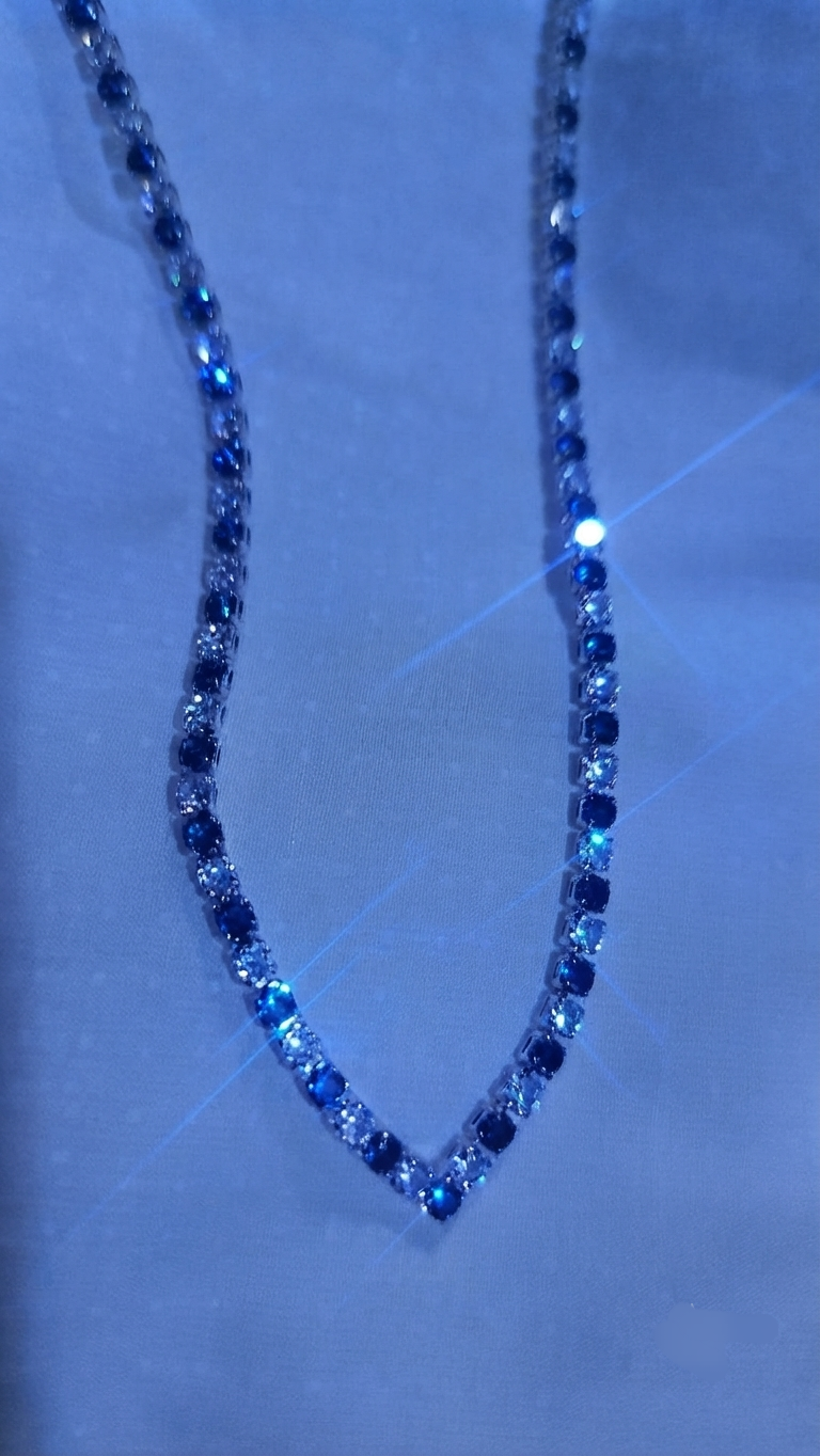 Princess diana diamond necklace adjustable