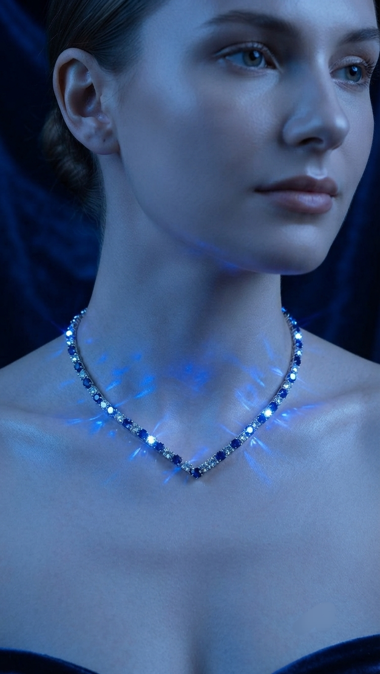 Princess diana diamond necklace adjustable