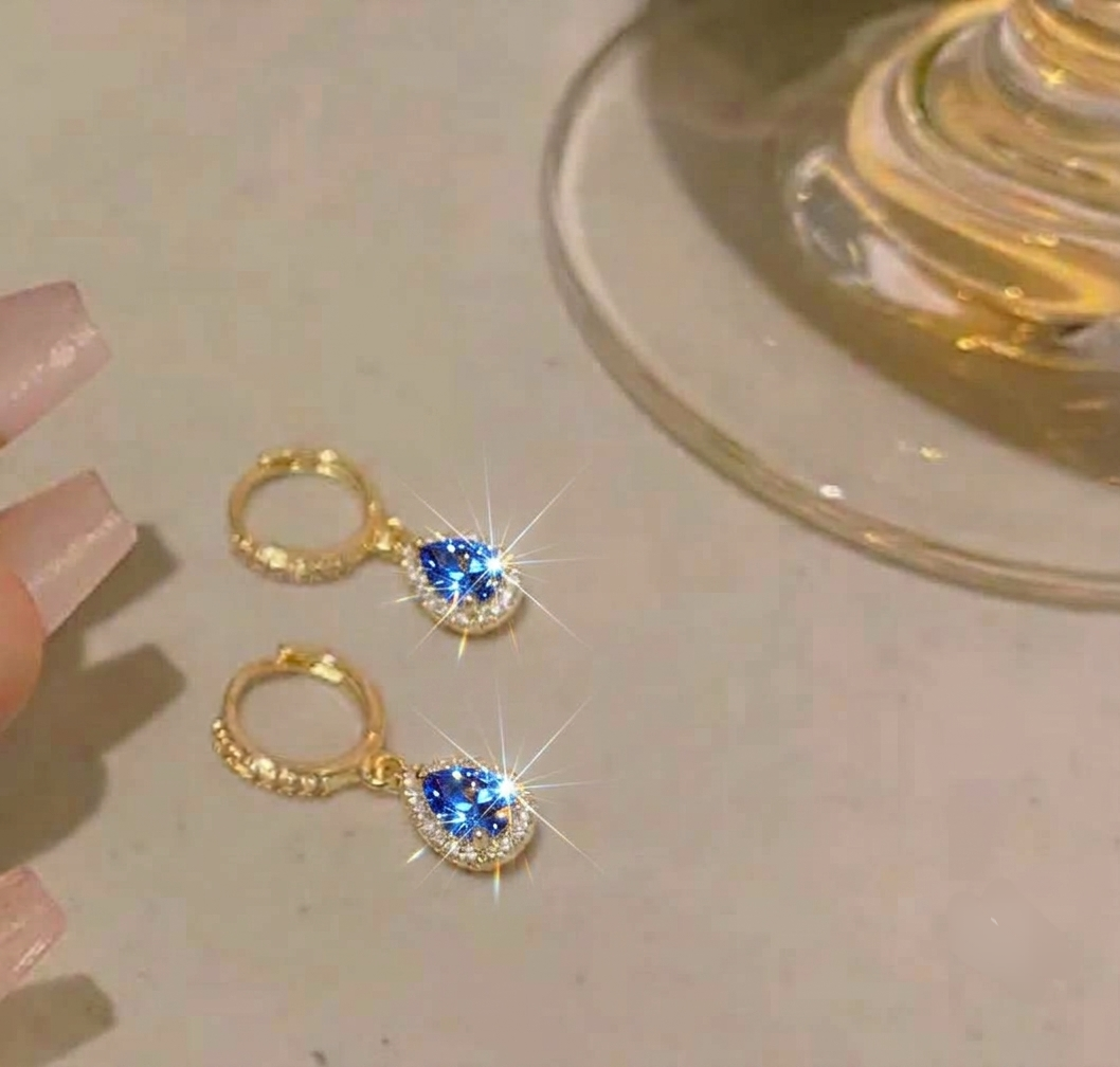 Blue Sapphire earrings