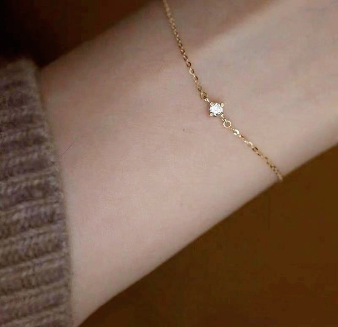 Minimal Diamond bracelet