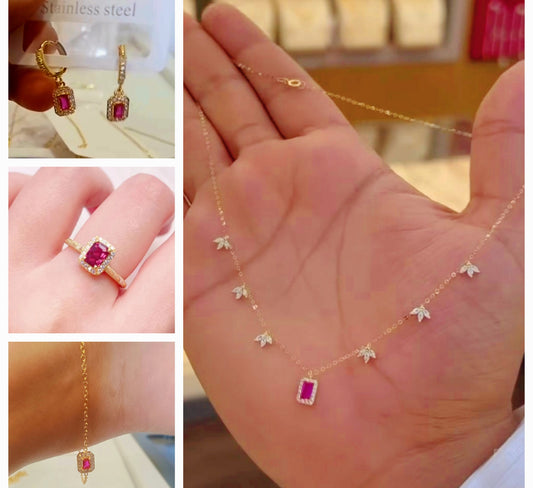 Egyption ruby set