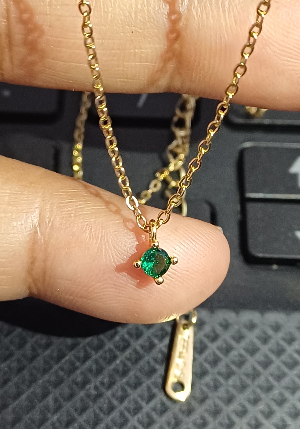 Green tiny round daily wear