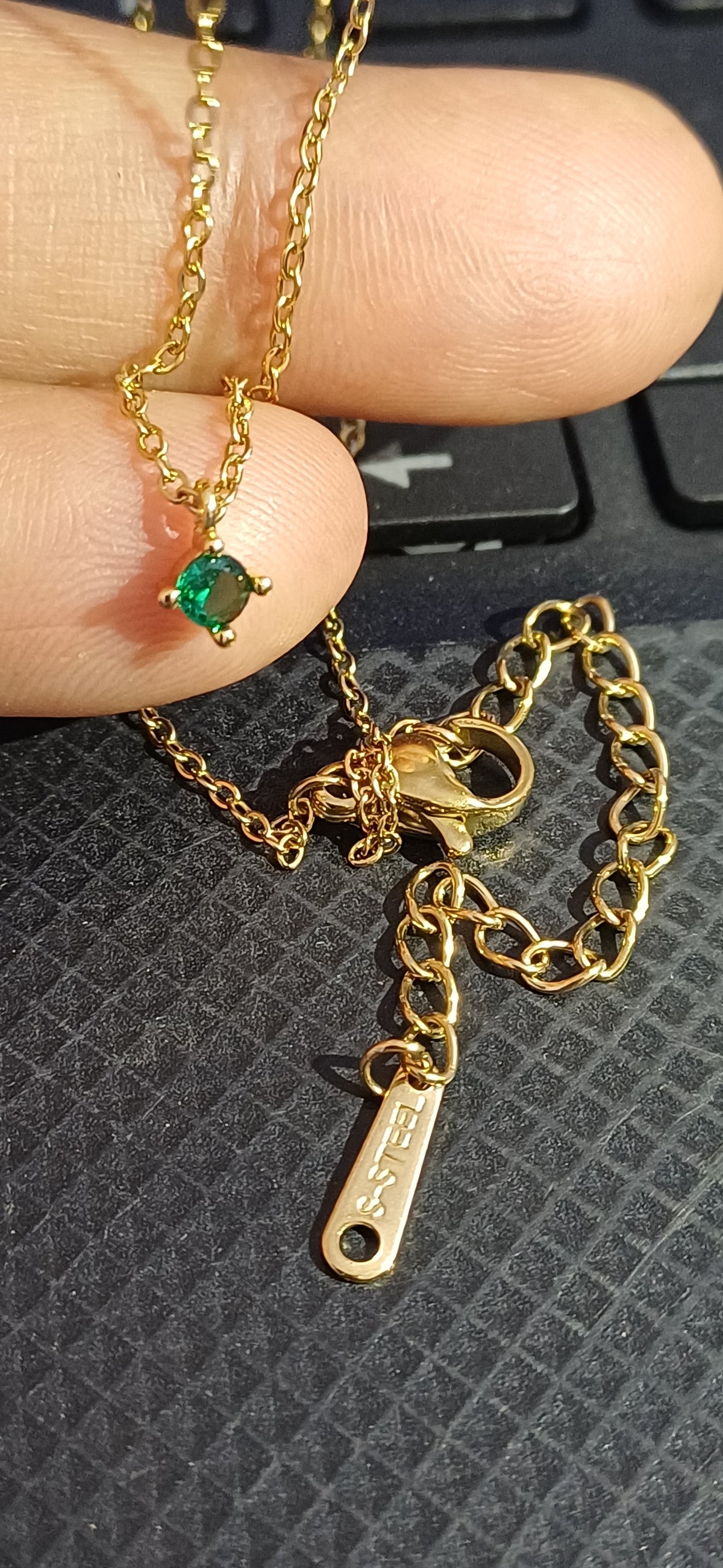 Green tiny round daily wear