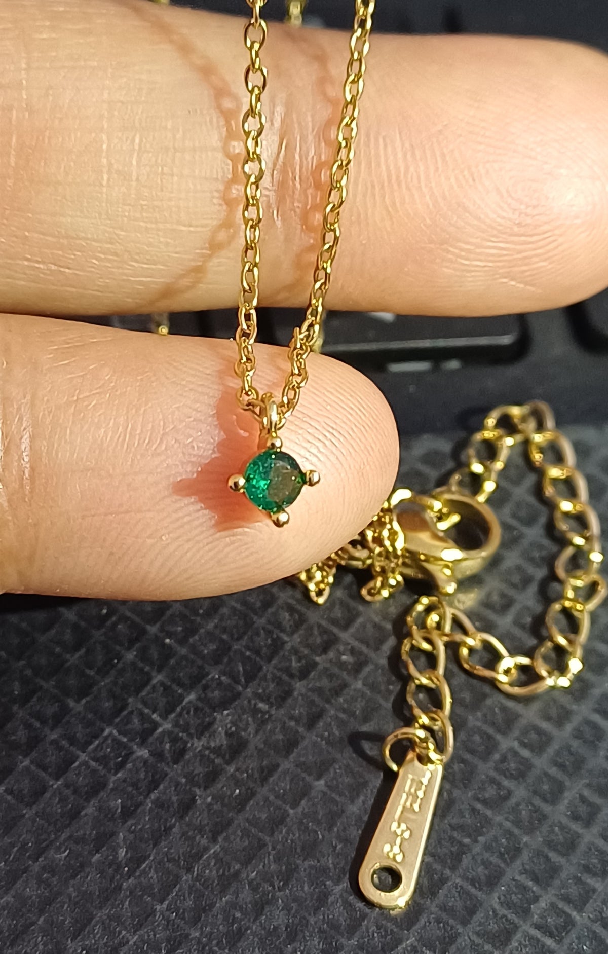 Green tiny round daily wear