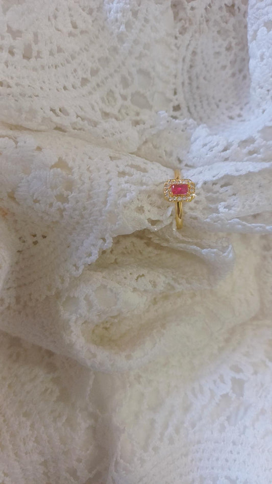 Egyption ruby ring adjustable as per ur finger size