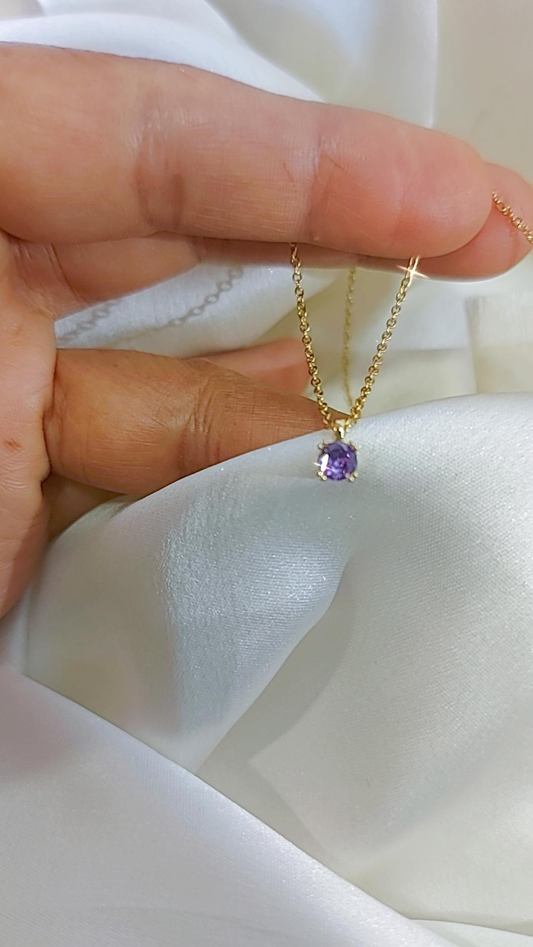 Levendor tiny square necklace