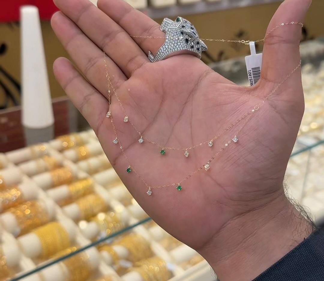 2 layer turkish crown necklace