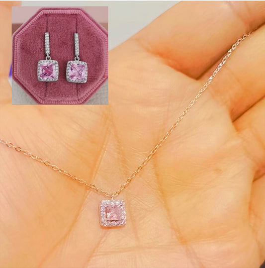 Baby pink square set