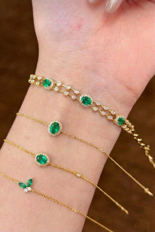 Emerald juliet bracelet